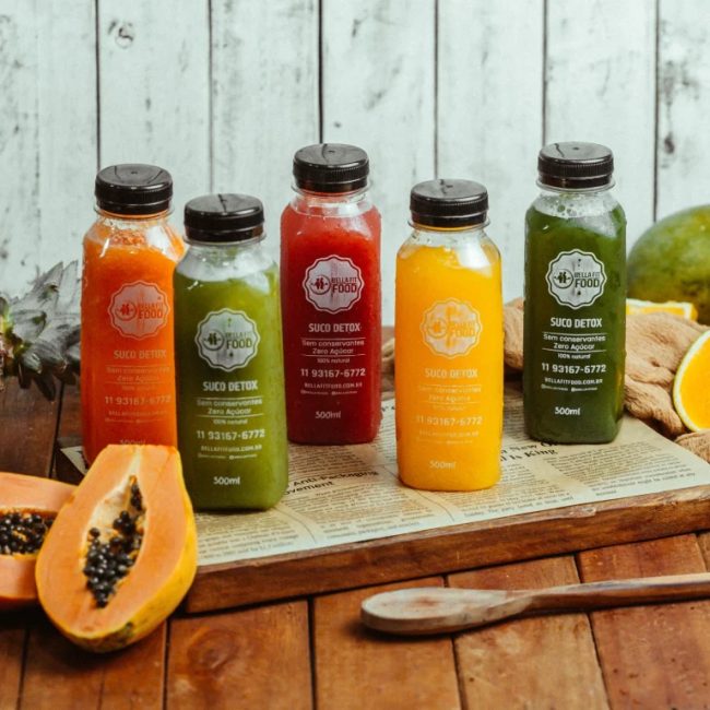 KIT SUCO DETOX 30 UN. 300ML CADA