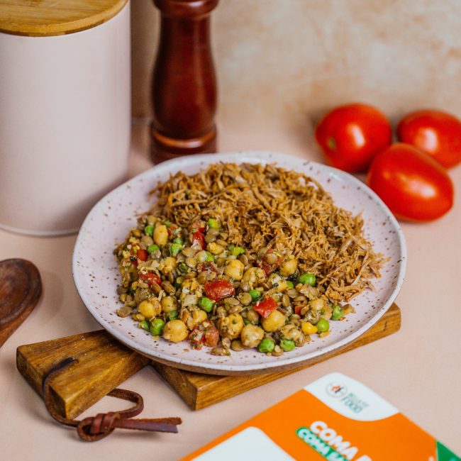 CARNE LAGARTO DESFIADA COM MIX DE GRÃOS - LOW CARB 200G