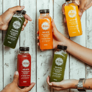 KIT SUCO DETOX 5 UN. 300ML CADA