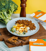 CARNE DESFIADA COM BRÓCOLIS GRATINADO - LOW CARB 200G
