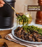 FEIJOADA COM ARROZ INTEGRAL E COUVE REFOGADA 300G