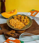 FRANGO DESFIADO AO REQUEIJÃO COM ABÓBORA CUBOS - LOW CARB 200G