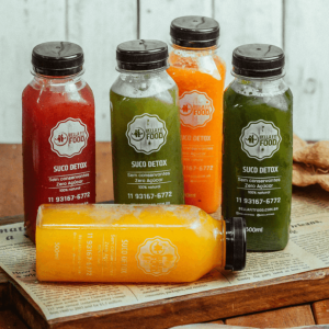 KIT SUCO DETOX 10 UN. 300ML CADA