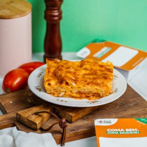 LASANHA DE FRANGO COM MUSSARELA 300G