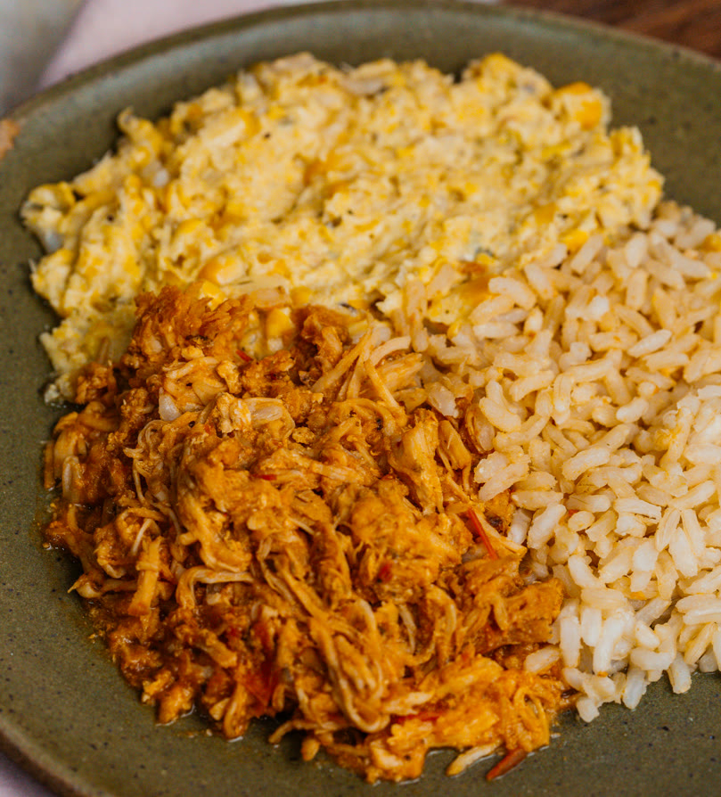 RAGU DE FRANGO COM ARROZ INTEGRAL E CREME DE MILHO 300G - Imagem 2