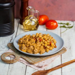 STROGONOFF DE MIGNON COM GRÃO DE BICO 250G
